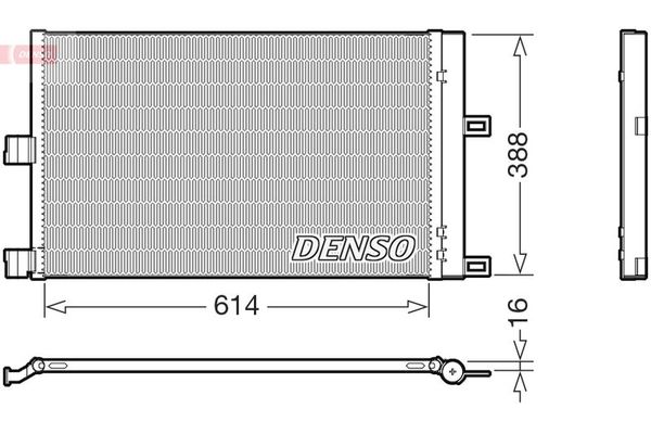 Klima Radyatörü  DENSO DCN99080