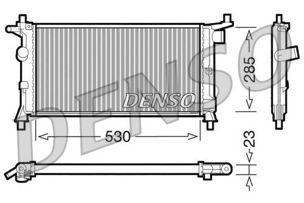 Su Radyatörü  DENSO DRM20037