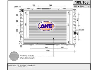 Su Radyatörü  KALE 3901011AB  60624581 50501508 60690405 71753212