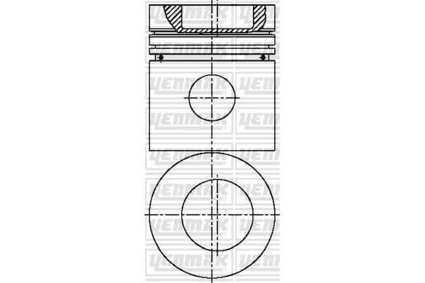 Piston (97.50MM-STD)   YENMAK 31-03642-000