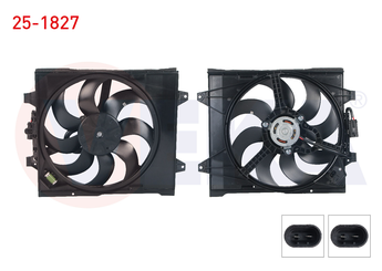 Radyatör Fan ve Motoru  VEKA 25-1827  1560758 1861025 51787116 51887780 52047978 52054326 52057327 9S518C607BA AS518C607BA 1 560 758 51945063 9S51 8C607 BA