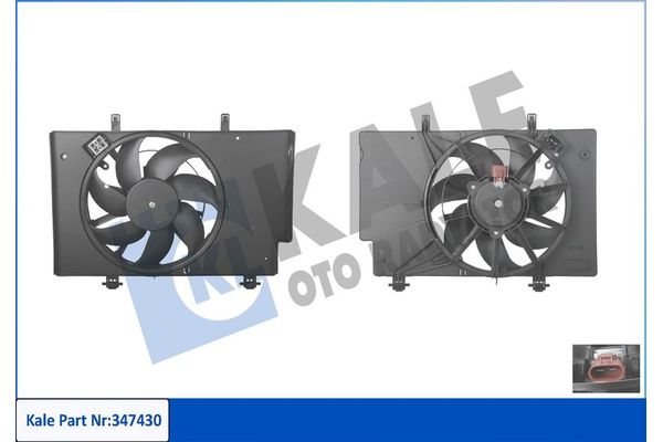 Radyatör Fan ve Motoru  KALE 347430
