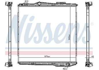 Su Radyatörü  NISSENS 672910  7701045212 1851542 2027572
