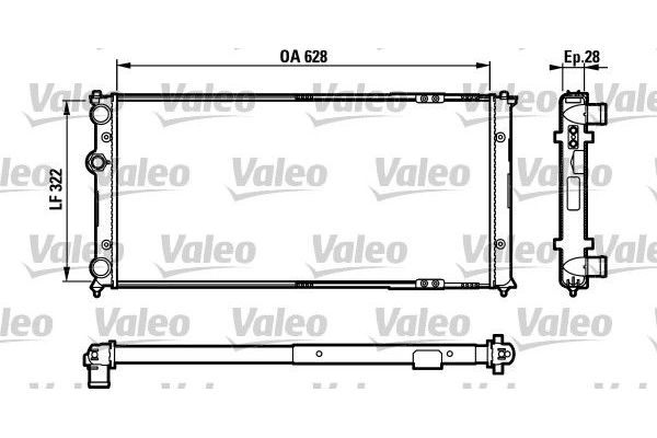 Su Radyatörü  Audi A1 Sportback (8XF)(11.2014->)  VALEO 731728
