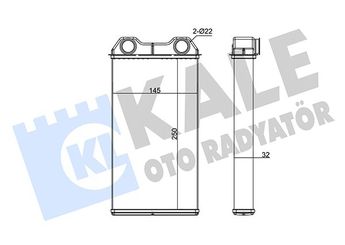 Kalorifer Radyatörü  ORİS KRN009032  7701473279 2711500QAD 4409453 77 01 473 279 91158692