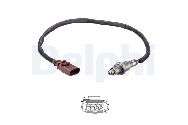 Oksijen (Lambda) Sensörü  Volkswagen Golf Sportsvan VII (AM1)(12.2013->2017)  DELPHI ES21155-12B1
