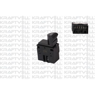 Cam Açma Düğmesi Ön Sağ KRAFTVOLL 04050131