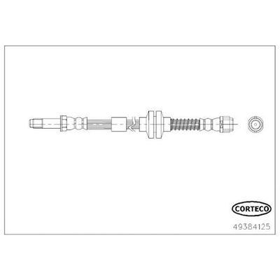 Fren Hortumu Ön Sağ veya Sol OSSCA 01267