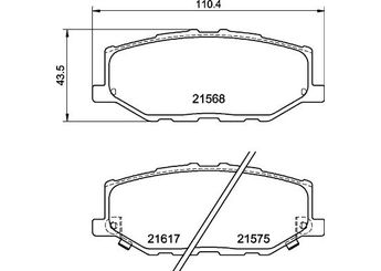 Fren Disk Balata Ön BREMBO P 79 040  5581078R00 5581078R00000