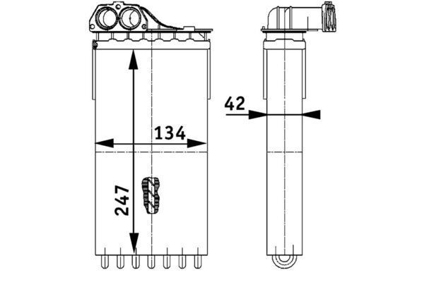 Kalorifer Radyatörü  MAHLE AH 112 000P