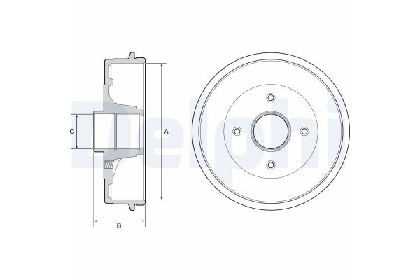 Kampana Arka Sağ veya Sol DELPHI BFR538