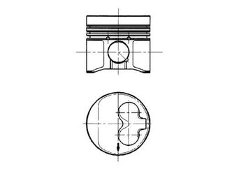 Piston (79.51MM-STD)   KING PISTON 18-7050940  28107081H 28107107K 28107065CC 028 107 081 H 028 107 107 K