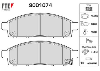 Fren Disk Balata Ön FTE 9001074  4605A284 4605A198 4605A623 4605B158