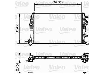 Su Radyatörü  VALEO 735181  214100017R