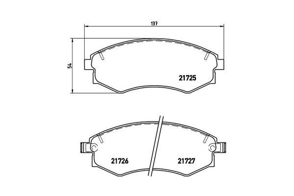 Fren Disk Balata Ön Hyundai Coupe (RD)(2000->)  MAGNETI MARELLI 363700430022