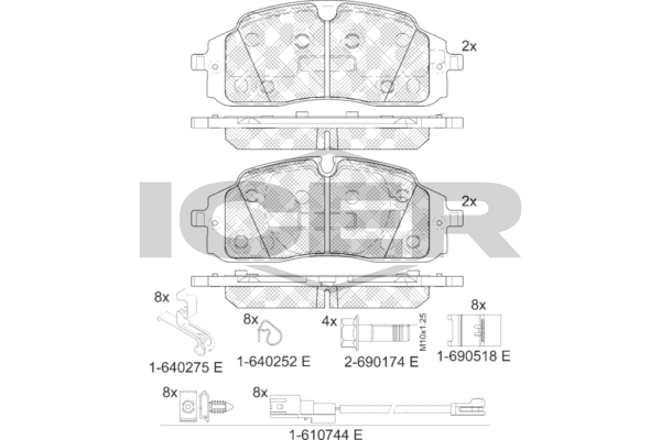 Fren Disk Balata Ön FORD ORJINAL KTPZ312K021AD