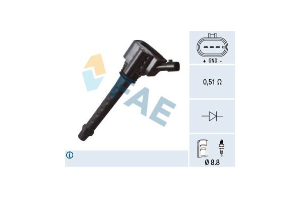 Ateşleme Bobini  Fiat 500L (351) Wagon (2017->)  GUA 41454