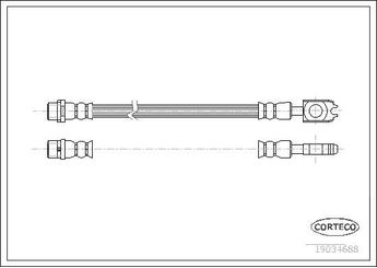 Fren Hortumu Arka Sağ veya Sol FROW 407.1112.005  3B0611775