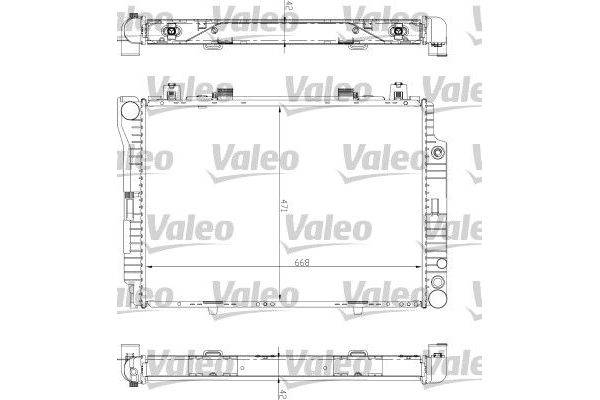 Su Radyatörü  Mercedes S -Serisi Sedan (BM 140)(10.1990->)  VALEO 732447