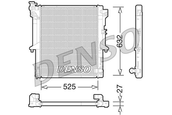 Su Radyatörü  DENSO DRM45034