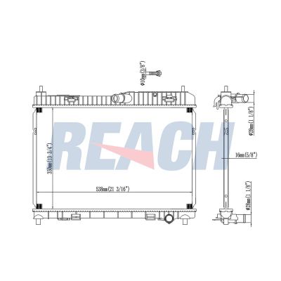 Su Radyatörü  Ford B-MAX (CB2)(2012->)  BEHR CR 2427 000S