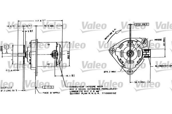 Radyatör Fan ve Motoru  VALEO 698015