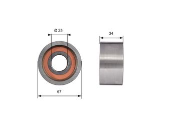 Triger Gergi Rulmanı  GATES T41178  500328902 81832 0818.32 081832 83040 0830.40 083040 4740846 47408846 99432547 99461357 2992484 2997797 503643822 4403144 9111144 81823 0818.23 081823 5001001259 50 01 001 259 7701040204 77 01 040 204