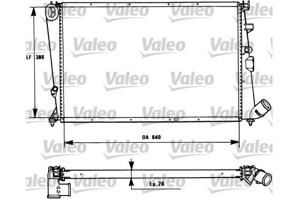 Su Radyatörü  Peugeot 605 (08.1989->)  PSA ORJINAL 1301R2
