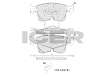 Fren Disk Balata Ön AYD 60948A  5R3698151 5WA698151G 5WA 698 151 G 5WA698151L 5WA 698 151 L 5WA698151N 5WA 698 151 N