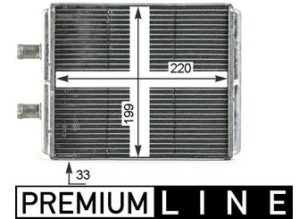 Kalorifer Radyatörü  MAHLE AH 4 000P  42564488 00000042564488 504035336 0000504035336