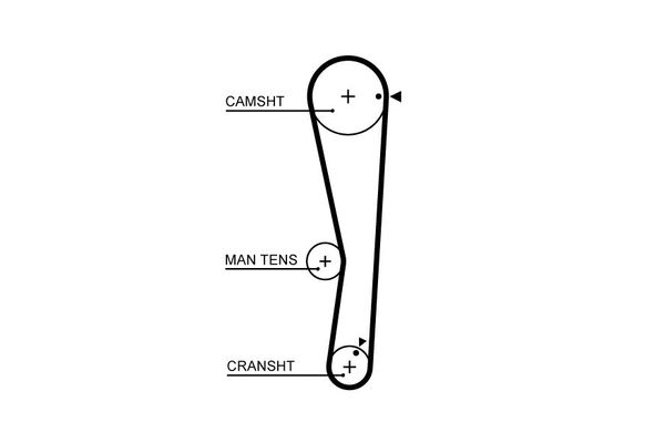 Triger Kayışı  Mitsubishi Space Star (DG0)(1999->)  GATES 5687XS
