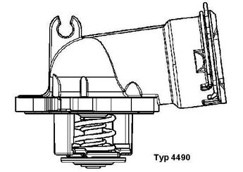 Termostat  WAHLER 4490.87D  A6422002015 6422000215 642 200 02 15 6422002015 642 200 20 15 A6422000215 A 642 200 02 15 A 642 200 20 15