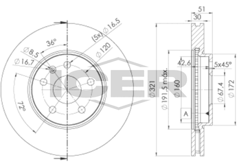 Fren Disk Ayna Ön Sağ ve Sol SWAPP 43192  13502214 13501308 13579150 569064 5 69 064 569083 5 69 083 13579148