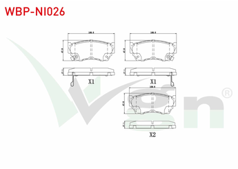 Fren Disk Balata Ön WGN WBP-NI026  