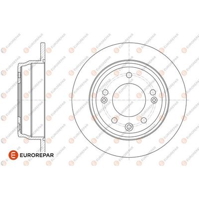 Fren Disk Ayna Arka Sağ ve Sol Hyundai Sonata (YF)(2010->)  EUROREPAR 1667871080