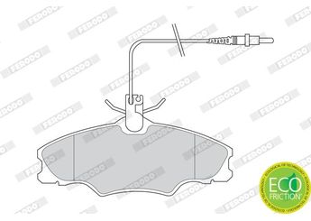Fren Disk Balata Ön FERODO FDB1062  425268 425131 4251.31