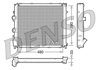 Su Radyatörü  DENSO DRM23011  DRM23011 7700417175 7701352903