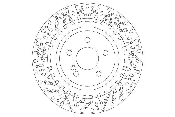 Fren Disk Ayna Arka Sağ ve Sol Mercedes CLA -Serisi (BM117)(03.2013->)  AYD 51392