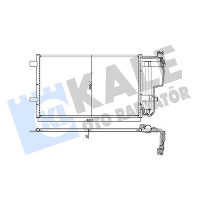 Klima Radyatörü  Mazda 3 Sedan (BL)(04.2009->)  KALE 345490