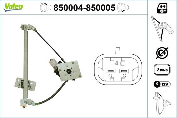 Cam Krikosu Ön Sol VALEO 850004