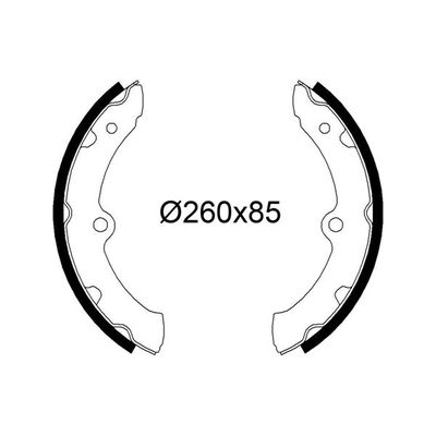 Fren Pabuçlu Balata Arka VALEO 564303