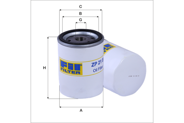 Yağ Filtresi  FIL FILTRE ZP 21 B