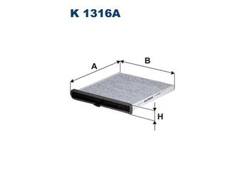 Polen Filtresi  FILTRON K 1316A  KD4561J6X KD45-61-J6X KD4561J6X9A KD4561J6X 9A KD4761J6X9A KD4761-J6X9A
