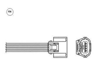 Oksijen (Lambda) Sensörü  NGK 92653  226A01KC0A 226A0-1KC0A