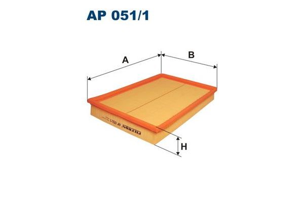 Hava Filtresi  Opel Combo (Corsa C)(2001->)  FILTRON AP 051/1
