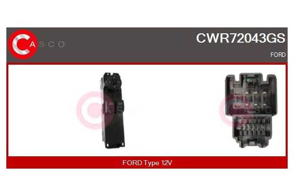 Cam Açma Düğmesi Ön Sol Ford Transit Courier (C4A)(2013->)  FORD ORJINAL ET76240A41AD3JA6