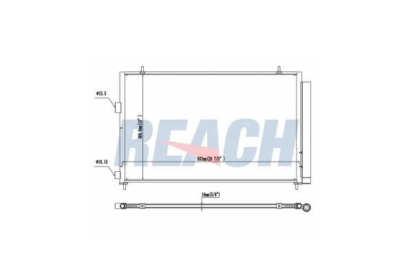 Klima Radyatörü  MGA 82569