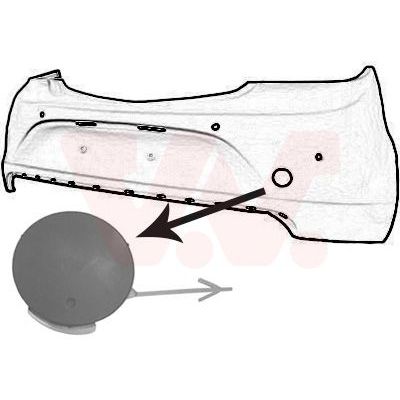 Tampon Çeki Demir Kapağı Arka BSG 65-922-126