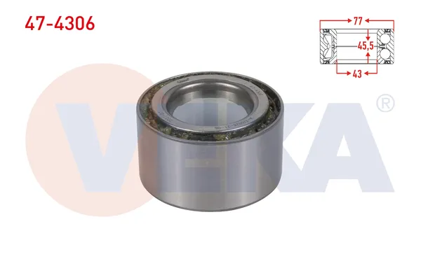 Teker Rulmanı Ön Sağ veya Sol VEKA 47-4306