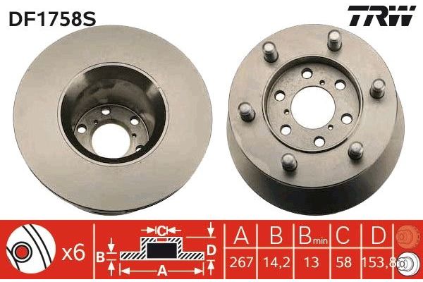 Fren Disk Ayna Ön Sağ ve Sol IVECO ORJINAL 8582290